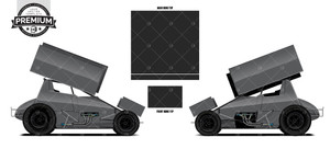 KKR Sprint Car 'Premium' Vector Template KKR Sprint Car 'Premium' Vector Template