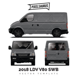 2018 LDV V80 (Maxus) vector template SWB 2018 LDV V80 (Maxus) vector template SWB