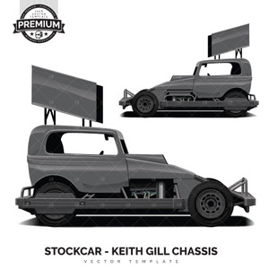 STOCKCAR - Keith Gill Chassis 'Premium' Vector Template STOCKCAR - Keith Gill Chassis 'Premium' Vector Template