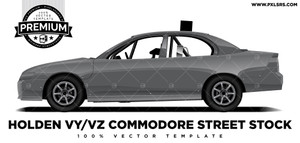 Holden Commodore VY/VZ Dirt Street Stock 'Premium' Vector Template Holden Commodore VY/VZ Dirt Street Stock 'Premium' Vector Template