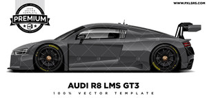 Audi R8 LMS GT3 'Premium' Vector Template Audi R8 LMS GT3 'Premium' Vector Template