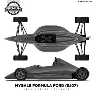 Mygale Formula Ford (SJ07) 'Premium' Full Vector Template Mygale Formula Ford (SJ07) 'Premium' Full Vector Template