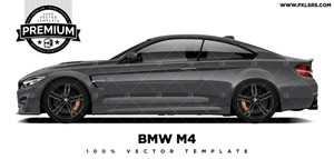 BMW F82 M4 'Premium' Vector Template BMW F82 M4 'Premium' Vector Template