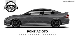 2004-2006 Pontiac GTO 'Premium' Vector Template 2004-2006 Pontiac GTO 'Premium' Vector Template