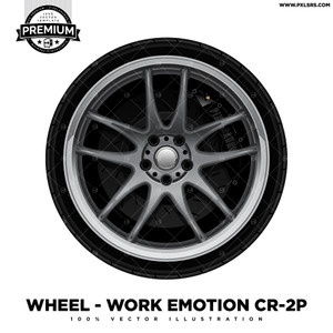 Work Emotion CR-2P 'Premium' Vector Wheel Work Emotion CR-2P 'Premium' Vector Wheel