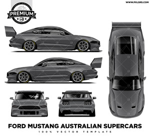 FORD MUSTANG SUPERCAR FULL 'PREMIUM' Template FORD MUSTANG SUPERCAR FULL 'PREMIUM' Template