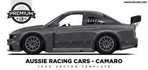 Aussie Racing Cars - Chevrolet Camaro 'Premium' Vector Template Aussie Racing Cars - Chevrolet Camaro 'Premium' Vector Template