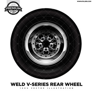 Weld V-Series Rear 'Premium' Vector Wheel Weld V-Series Rear 'Premium' Vector Wheel