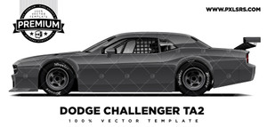 Dodge Challenger TA2/Trans-Am 'Premium' Vector Template Dodge Challenger TA2/Trans-Am 'Premium' Vector Template
