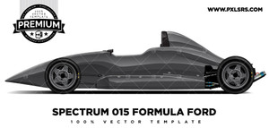Spectrum Formula Ford (015) 'Premium' Vector Template Spectrum Formula Ford (015) 'Premium' Vector Template