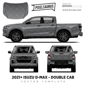 2021+ Isuzu D-Max (RG) Double Cab  'Vector' Template 2021+ Isuzu D-Max (RG) Double Cab  'Vector' Template