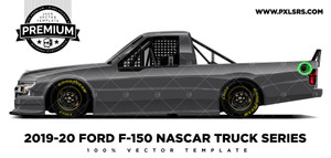 2019-20 Ford F-150 Nascar Truck Series 'Premium' Side Vector Template 2019-20 Ford F-150 Nascar Truck Series 'Premium' Side Vector Template