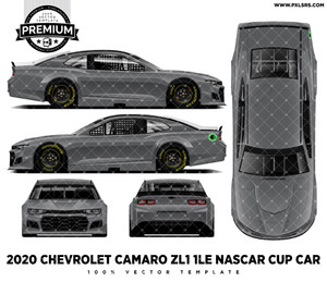 2020 Chevrolet Camaro ZL1 1LE Nascar - Full 'Premium' Vector Template 2020 Chevrolet Camaro ZL1 1LE Nascar - Full 'Premium' Vector Template