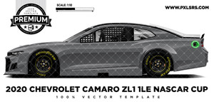 2020 Chevrolet Camaro ZL1 1LE Nascar - Side 'Premium' Vector Template 2020 Chevrolet Camaro ZL1 1LE Nascar - Side 'Premium' Vector Template