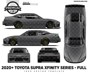 2020/21 Toyota Supra Nascar Xfinity Series - Full 'Premium' Vector Template 2020/21 Toyota Supra Nascar Xfinity Series - Full 'Premium' Vector Template