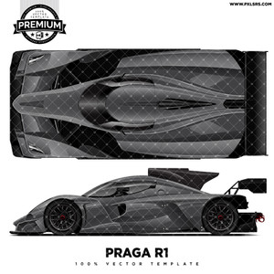 Praga R1 'Premium' Vector Template Praga R1 'Premium' Vector Template