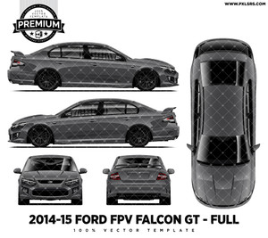 2014-2015 FORD FPV GT / GT-P FULL 'PREMIUM' Template