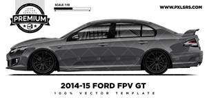 2014-2015 FORD FPV GT / GT-P 'PREMIUM SIDE' Template
