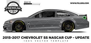 2015-2017 Chevrolet SS Nascar - Update 'Premium' Vector Template 2015-2017 Chevrolet SS Nascar - Update 'Premium' Vector Template