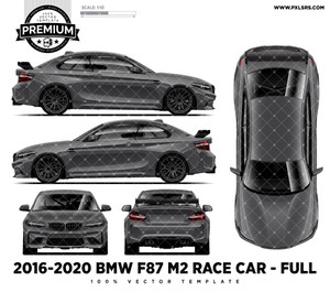 2016-2020 BMW F87 M2 Race Car - Full 'Premium' Full Template 2016-2020 BMW F87 M2 Race Car - Full 'Premium' Full Template