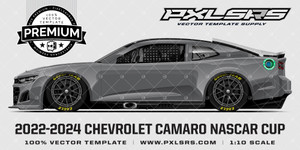 2022-2024 Chevrolet Camaro Next Gen Nascar Cup - Side 'Premium' Vector Template 2022-2024 Chevrolet Camaro Next Gen Nascar Cup - Side 'Premium' Vector Template
