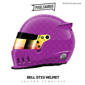 Bell GTX3 Helmet Vector Template Bell GTX3 Helmet Vector Template