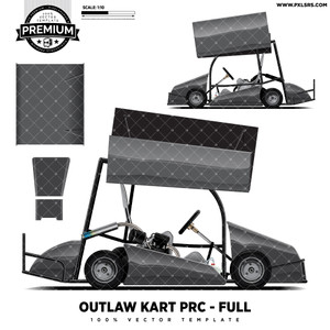 Outlaw Kart - PRC 'Premium' Vector Template Outlaw Kart - PRC 'Premium' Vector Template