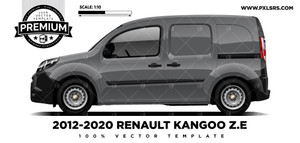 2012-2020 RENAULT Kangoo Z.E 'Vector' Template 2012-2020 RENAULT Kangoo Z.E 'Vector' Template