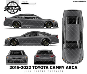 2015-2022 Toyota Camry ARCA - Full 'Premium' Vector Template 2015-2022 Toyota Camry ARCA - Full 'Premium' Vector Template