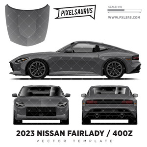2023 Nissan Fairlady / 400z Vector Template 2023 Nissan Fairlady / 400z Vector Template