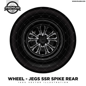 JEGS SSR Spike Rear 'Premium' Vector Wheel JEGS SSR Spike Rear 'Premium' Vector Wheel