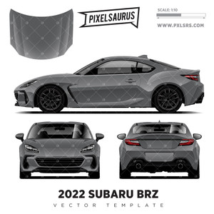 2022-2026 Subaru BRZ Vector Template