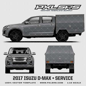 2012-2020 Isuzu D-Max (RT) Service 'Vector' Template 2012-2020 Isuzu D-Max (RT) Service 'Vector' Template