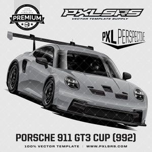 2022 Porsche 911 GT3 Cup (992) 'Premium Perspective' 100% Vector Template 2022 Porsche 911 GT3 Cup (992) 'Premium Perspective' 100% Vector Template
