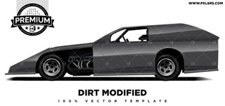 Dirt Modified &lsquo;Premium&rsquo; Vector Template - Pixelsaurus