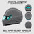 Bell HP77 'Spoiler' Helmet Vector Mockup Template Bell HP77 'Spoiler' Helmet Vector Mockup Template