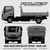 2026 Isuzu ELF / N-Series Tipper (NPR/NQR) Wide Cab - Vector Template