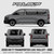 2024-2026 Volkswagen T7 Transporter SWB (L1H1) Taillift  'Vector' Template - Cargo