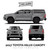 2017 Toyota Hilux + Canopy - Vector Template
