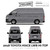 2004-2018 Toyota Hiace / Regius Ace (H200) LWB Hi Roof vector Template 2004-2018 Toyota Hiace / Regius Ace (H200) LWB Hi Roof vector Template