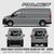 2019-2023 Toyota Hiace / Regiusace SLWB Hi-Top (H300) Vector Template