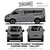 2019 Ford Transit Tourneo Custom SWB (Taillift) Vector Template 2019 Ford Transit Tourneo Custom SWB (Taillift) Vector Template