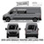 2010-2019 RENAULT MASTER LWB FWD - L3H2 Vector Template 2010-2019 RENAULT MASTER LWB FWD - L3H2 Vector Template