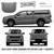 2013-2015 Ford Ranger PX1 Extra Cab + Canopy Vector Template