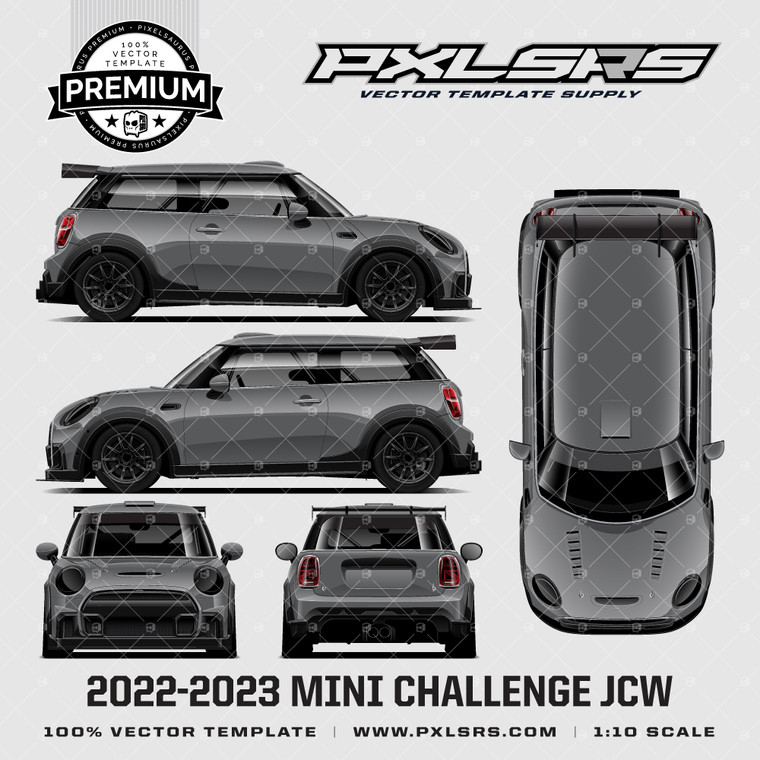 2022-2023 Mini Challenge JCW Class Full 'Premium' Vector Template