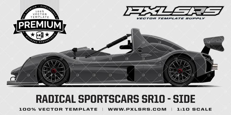 Radical Sportscars SR10 'Premium - Side' Template