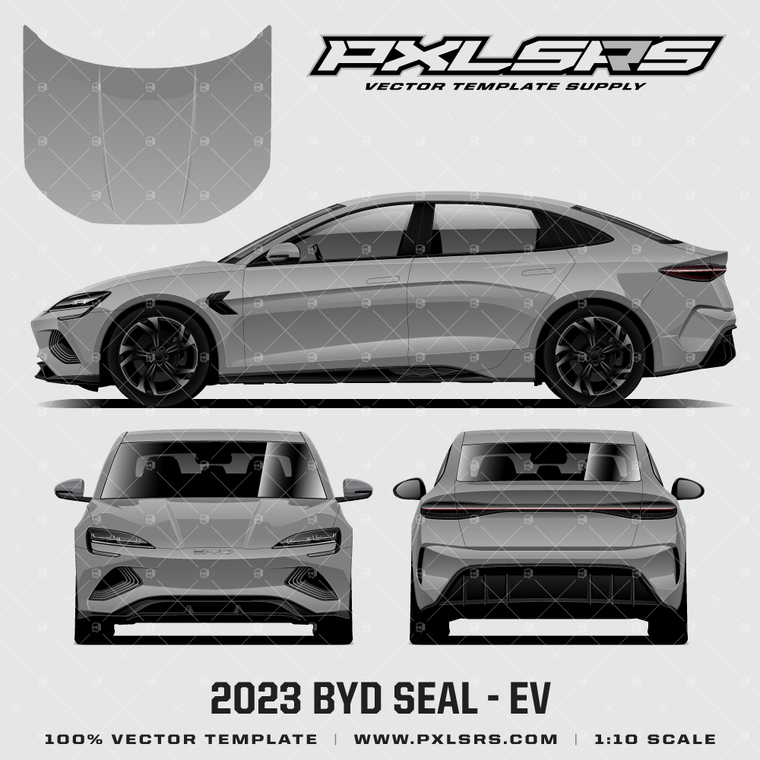 2023 BYD Seal '100% Vector' Template