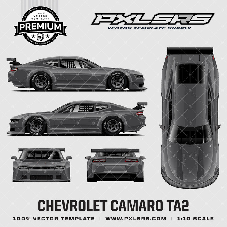 Chevrolet Camaro TA2/Trans-Am - Full 'Premium' Vector Template