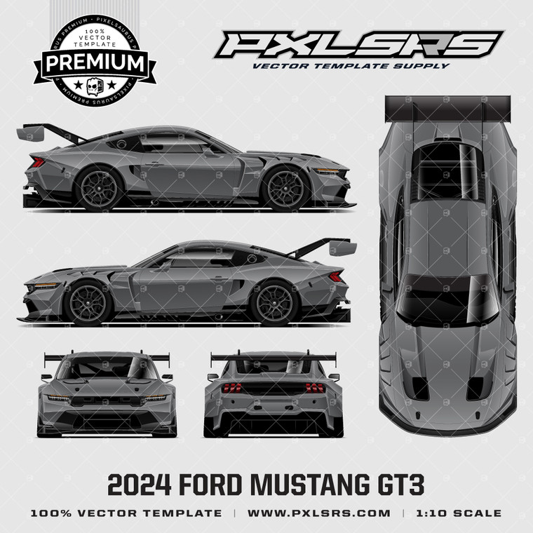2024 Ford Mustang GT3 - Full 'PREMIUM' Template