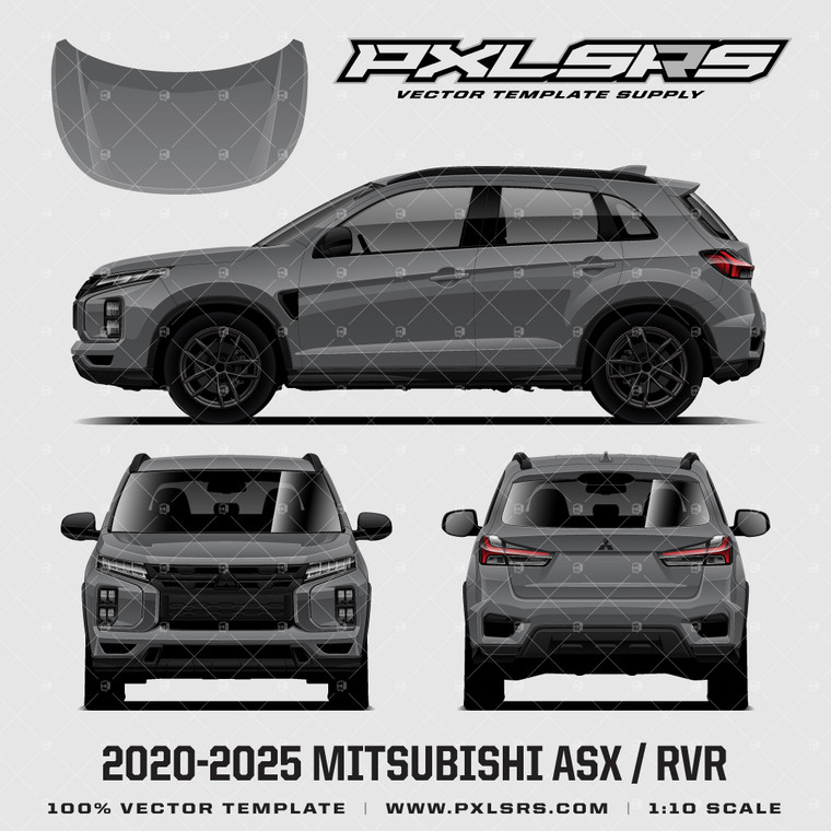 2020-2025 Mitsubishi ASX / RVR '100% Vector' Template